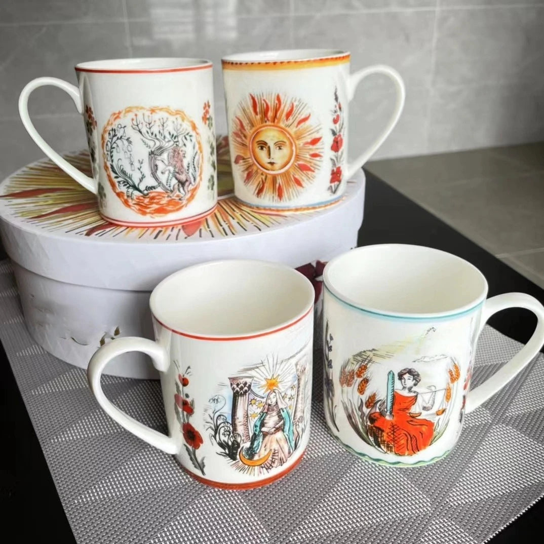 New Series Cups Combination European Home Mug Office WaterGirlfriend Gift Cup Set