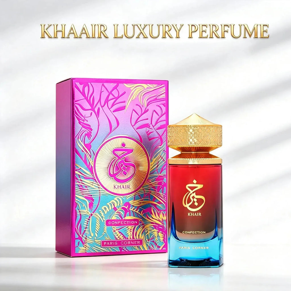 Paris Corner | Khair Confection Eau De Parfum 3.4 Fl Oz 100 ML Long-Lasting, Luxurious Arabian Fragrances — Recommended Valentine's Day Gifts