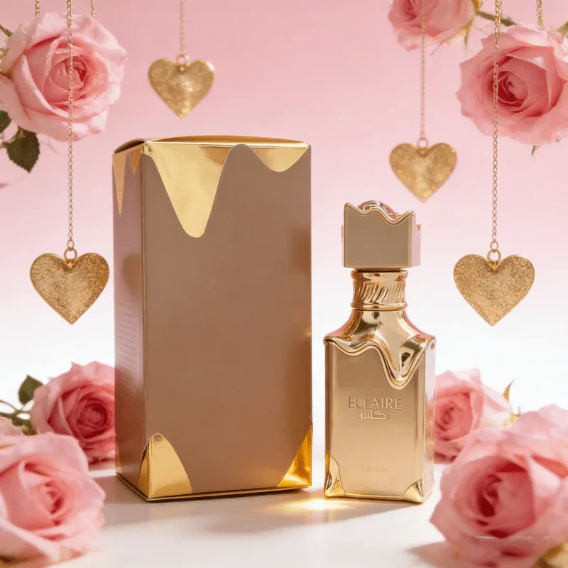 Lattafa Eclaire Eau De Parfum for Women 100ml 3.4oz Long Lasting Exquisite Regal Arabian Perfume Luxury Valentine Gift Women Fragrance Spray