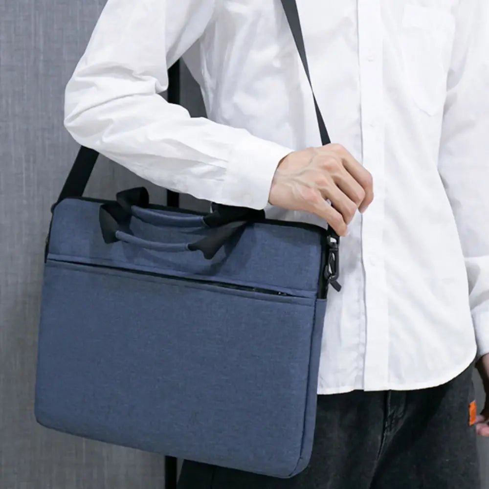New Shockproof Laptop Sleeve Case Ultra Thin Large Capacity Shoulder Bag Business Fashion Laptop Handbag Notebook Cover Pouch