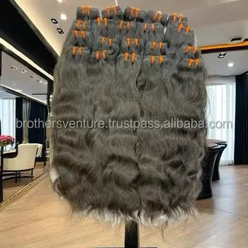 raw hair indian natural unprocessed temple hair with cuticles aligned smooth long lasting smooth temple hair