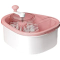 Vegetable and Fruit Washing Machine With Bowl Cover Drain Basket Full Side Rotation Cleaning Kitchen Accessories