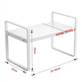 Expandable Kitchen Cabinet Organizer Multi Level Layered Storage Rack for Seasonings Dishes Spices Plates Space Saving Home