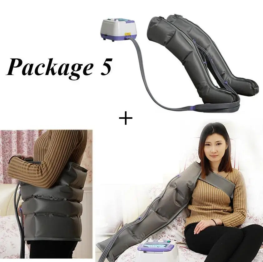 HANRIVER High quality Air wave pressure electric massager Waist Leg Arm Relax Instrument  Promote Blood Circulation Pain Relief
