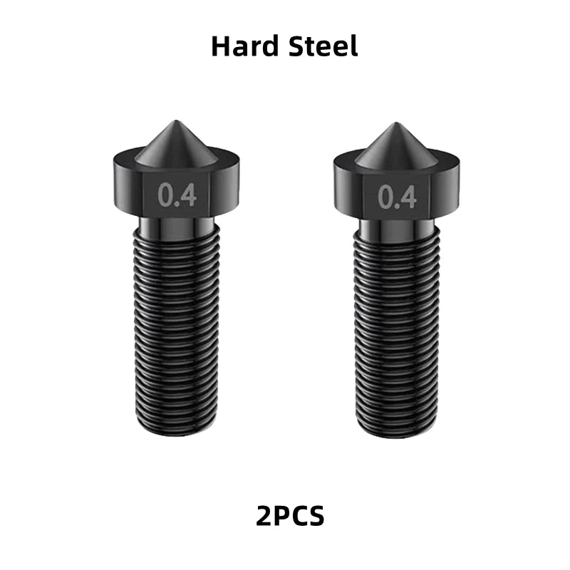 Volcano Nozzle For Artillery Sidewinder X1 & X2 Genius Pro Vyper Kobra Plus, Max 1.75mm Filament M6 Thread Hotend Brass Nozzles