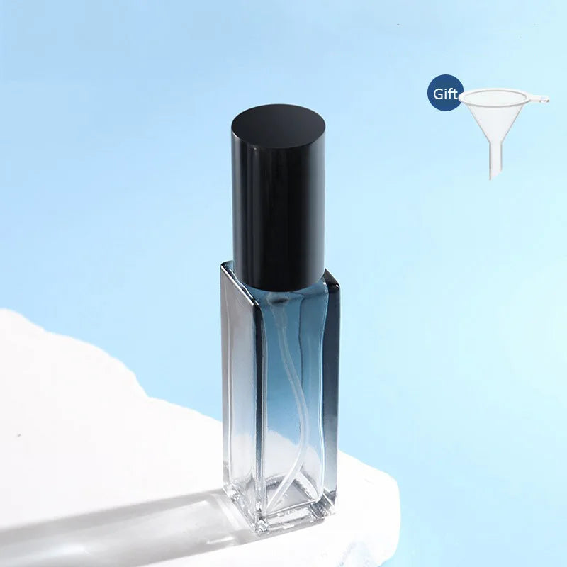 1/2Pcs Refillable Perfume Bottle Kit 10ML Mini Glass Perfume Containers with Funnel Leak-proof Atomizer Pump Bottle Toiletries