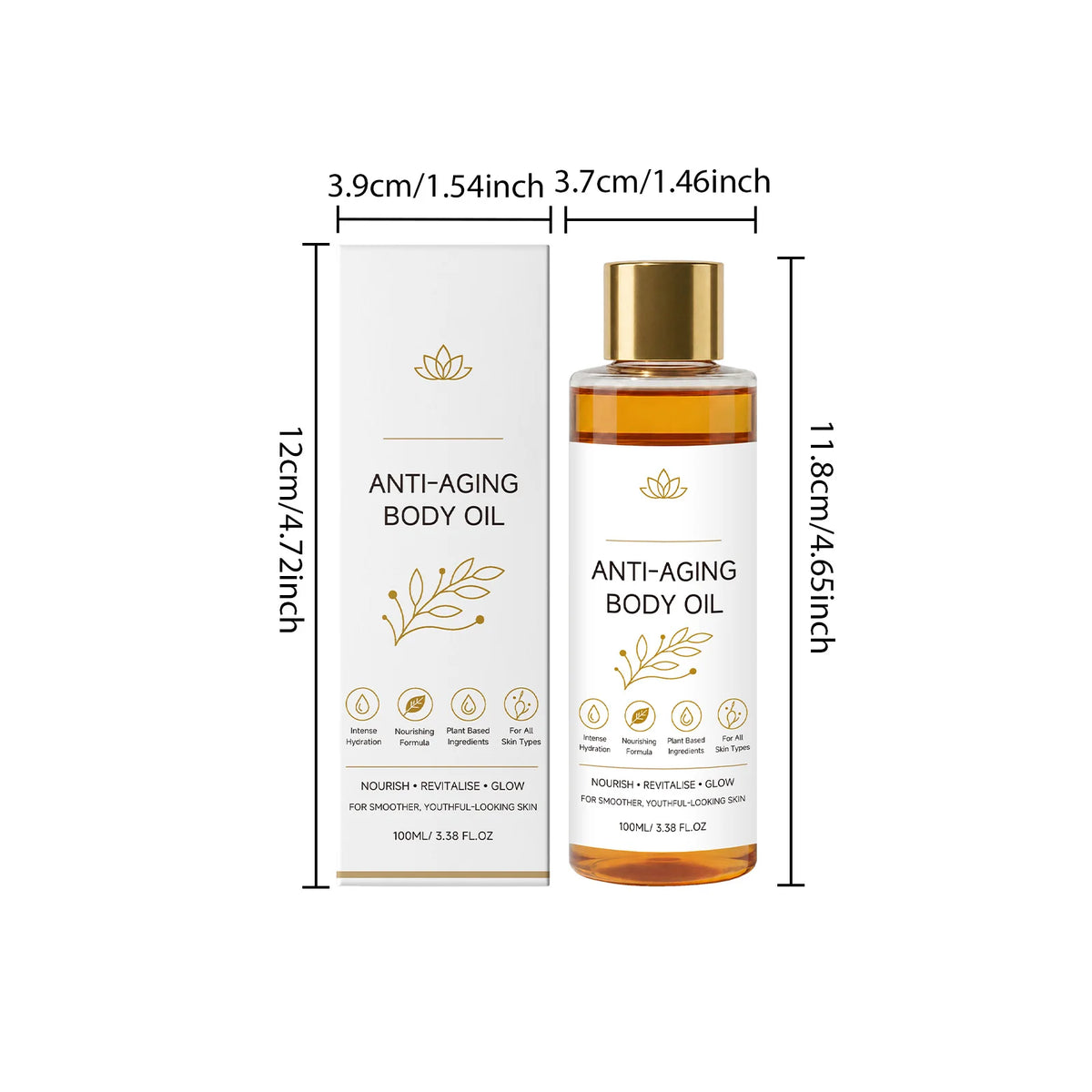 Revitalizing Body Oil - Deeply Nourishing Formula for Dry Skin, Delivering Intense Hydration & Radiant Smoothness