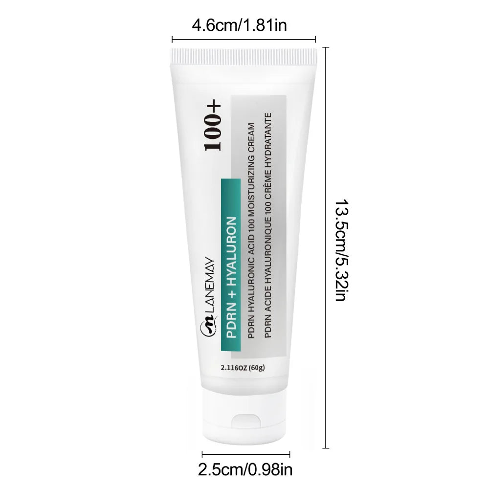 PDRN + Hyaluronic AcidMoisturizing Cream – Glow-Boosting Hydration Formula with Hydrolyzed Collagen for Deep Moisture Plumping.
