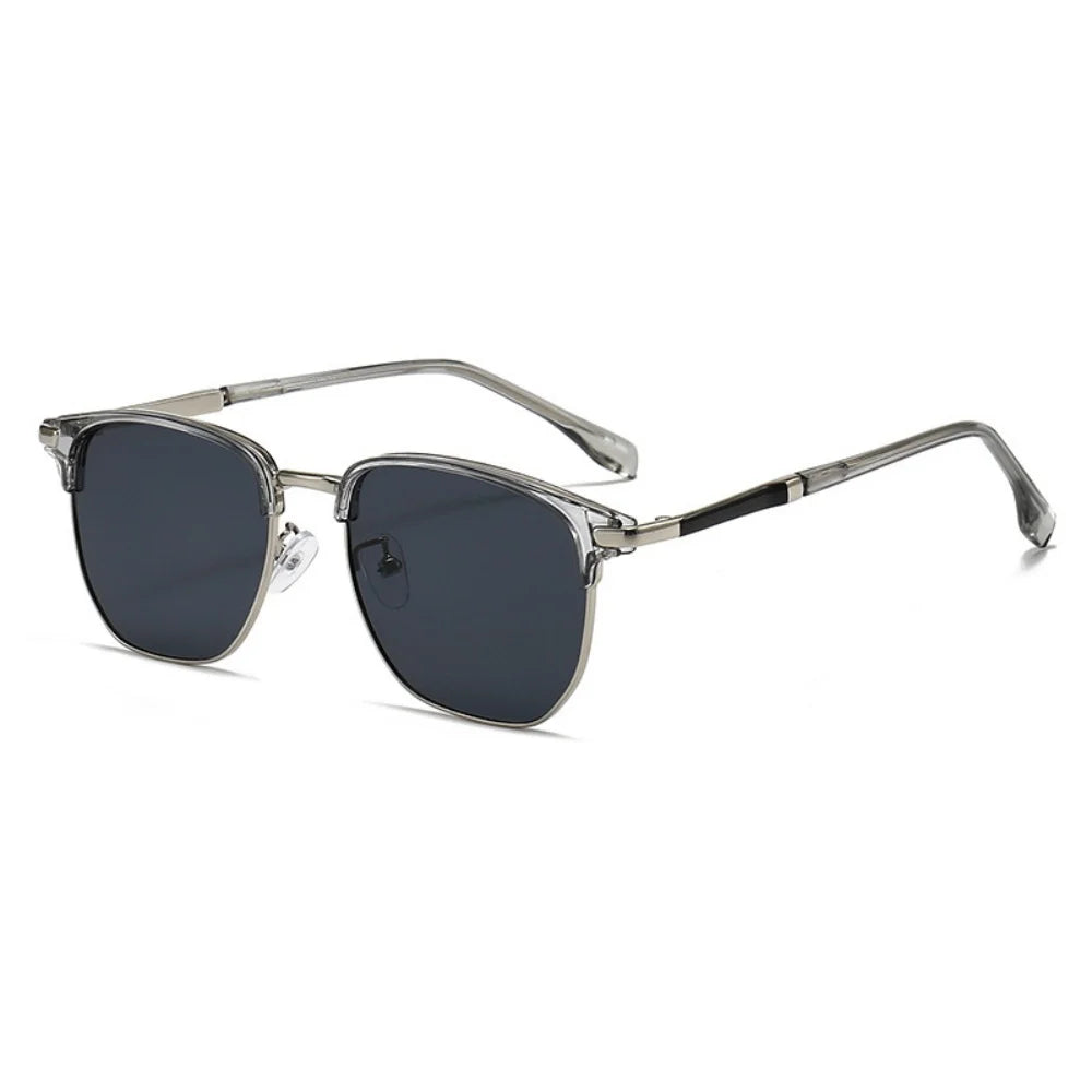Sun Glasses Elegant Uv400 Eyewear Vintage Half Frame Sunglasses  Fashion Sunglasses For Travel Driving Outdoor
