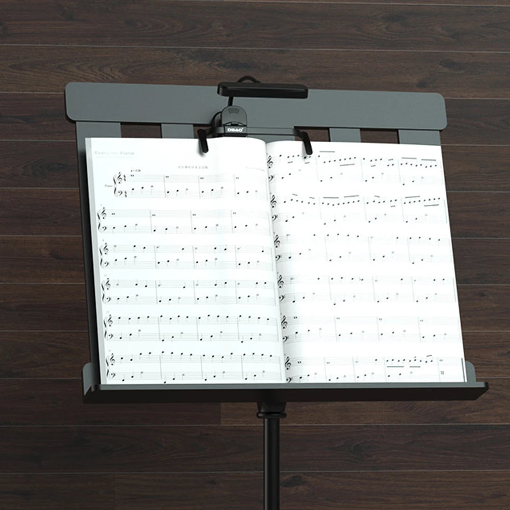 3 Color 14 LED Music Stand Light Adjustable Clip-on Piano Light USB Rechargeable Mini Desk Lamp Portable Reading Light Book Lamp
