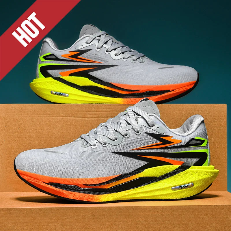 Men's Casual Sneakers Marathon Breathable Lightweight Comfortable Suitable for Outdoor Running Walking Daily Sports Men's Shoes