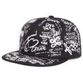 Unisex Colorful Letter Graffiti Printing Hip-hop Hats Spring Autumn Outdoor Adjustable Casual Baseball Caps Sunscreen Hat
