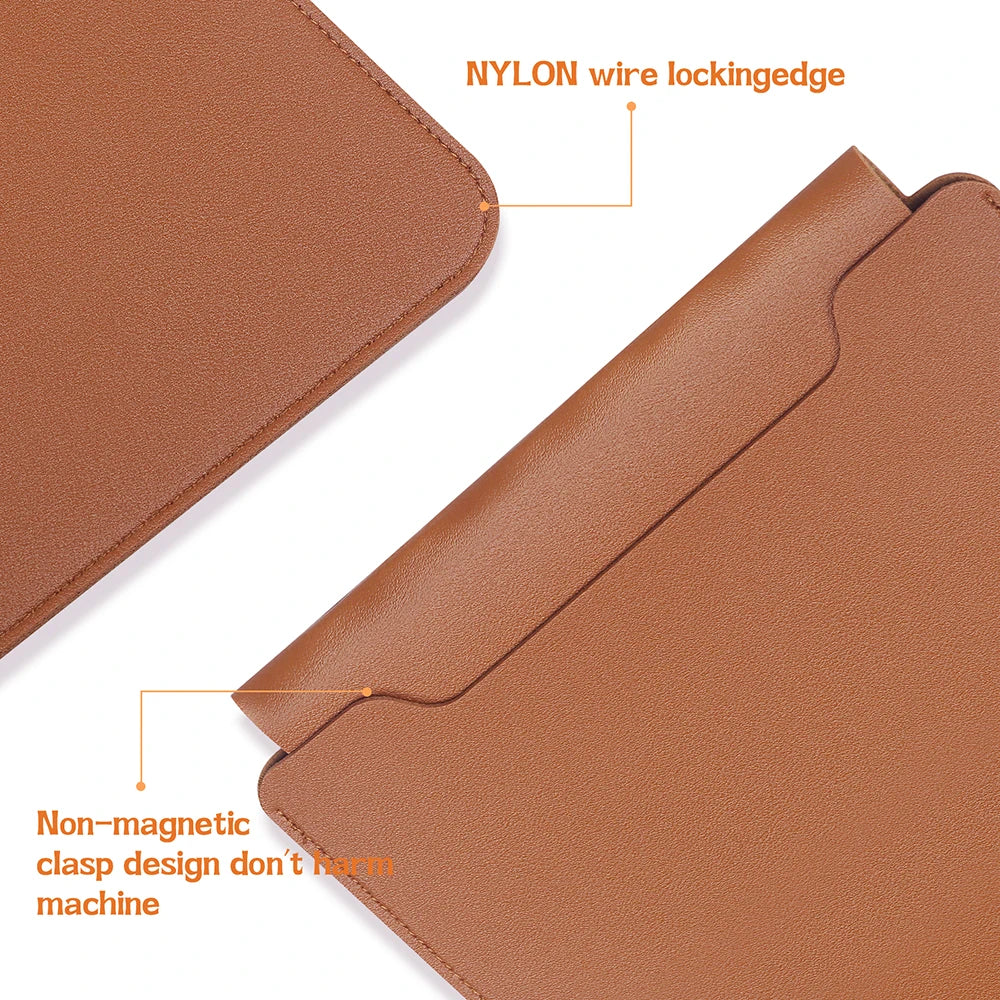 Laptop Bag, 13/13.3/14/15/15.4/15.6/16 Inch, Notebook Computer Mouse Pad, Pu Leather Bladder Bag, Computer Bag Accessories