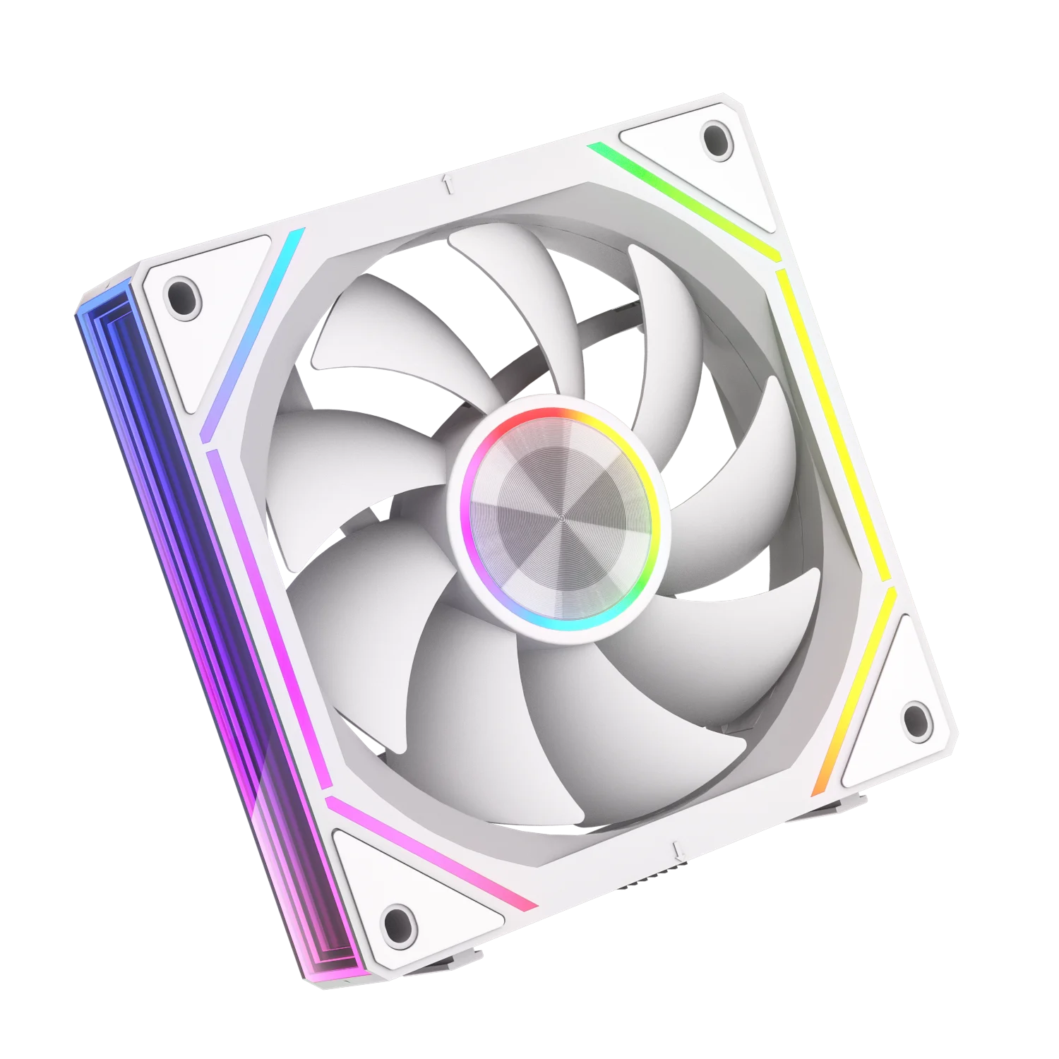 Power Train X-GAMERX PRISM 8RS ARGB Fan 800-1800RPM CPU Cooling Fan PWM Quiet Integrated Building Block Case Fan