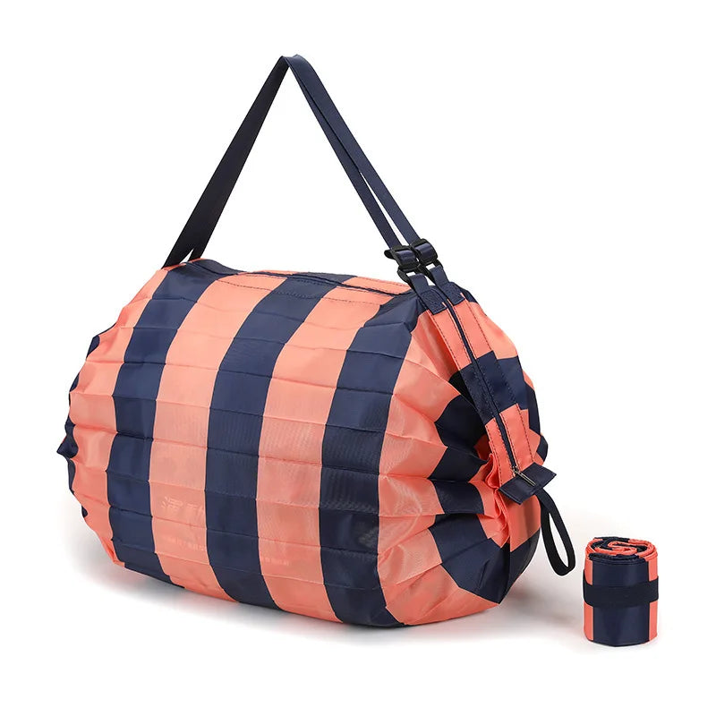 Portable Shopping Bag Large Capacity Foldable Storage Shoulder Bag Travel Handbags With Handle Outdoor EDC Camp Beach Bag