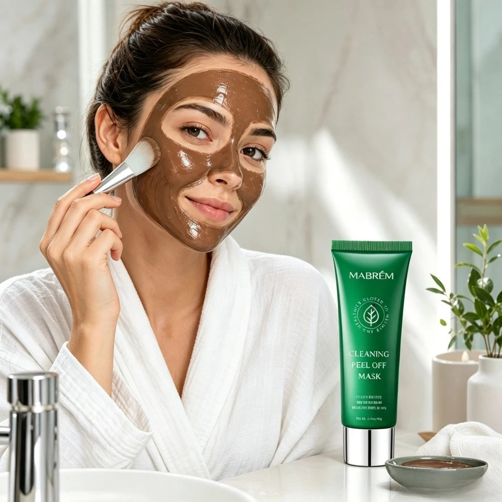 Plant Extract Cleaning Peel Off Mask Deep Clean Remove Blackheads Oil Dirt Refresh Bright Skin Pore Cleansing Facial Mask 40G