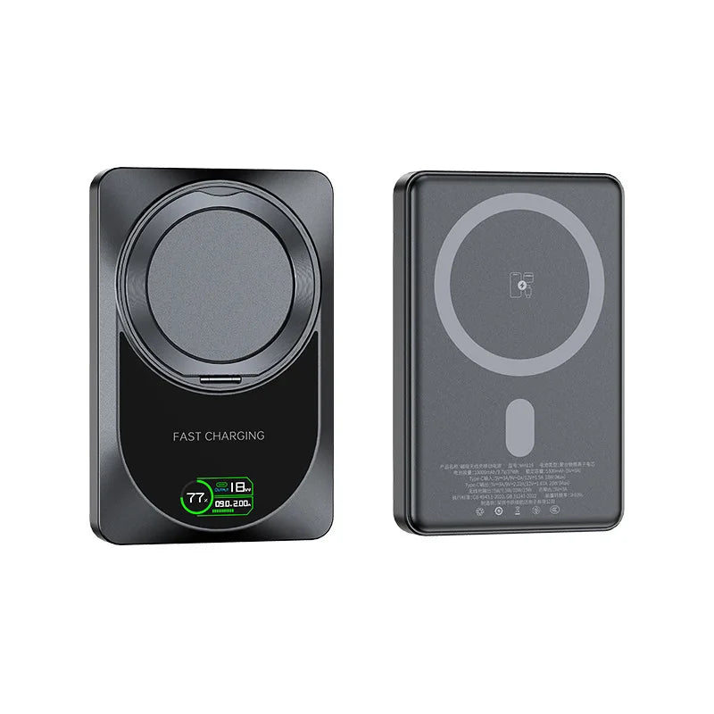 PD 20W Magnetic Power Bank 10000mAh 15W Wireless Portable Charger with Stand Powerbank for Magsafe for iPhone 16 15 Pro