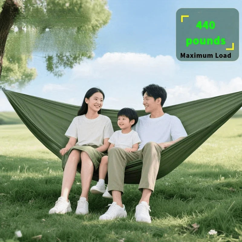 Camping Hammock Portable Lightweight Hammock with Storage Bag & Ropes for Backpacking Hiking Travel Outdoor Camping Gear