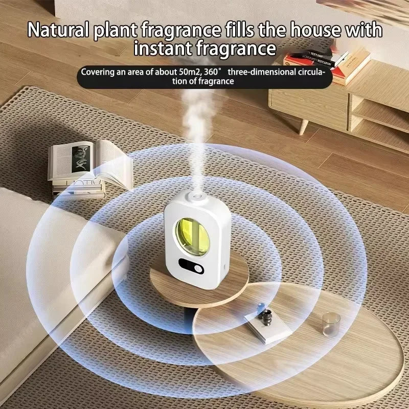 USB Aromatherapy Desktop Diffuser Atomizer Instrument Desktop Humidifier Coverage Appliance With Timing Function Humidifier