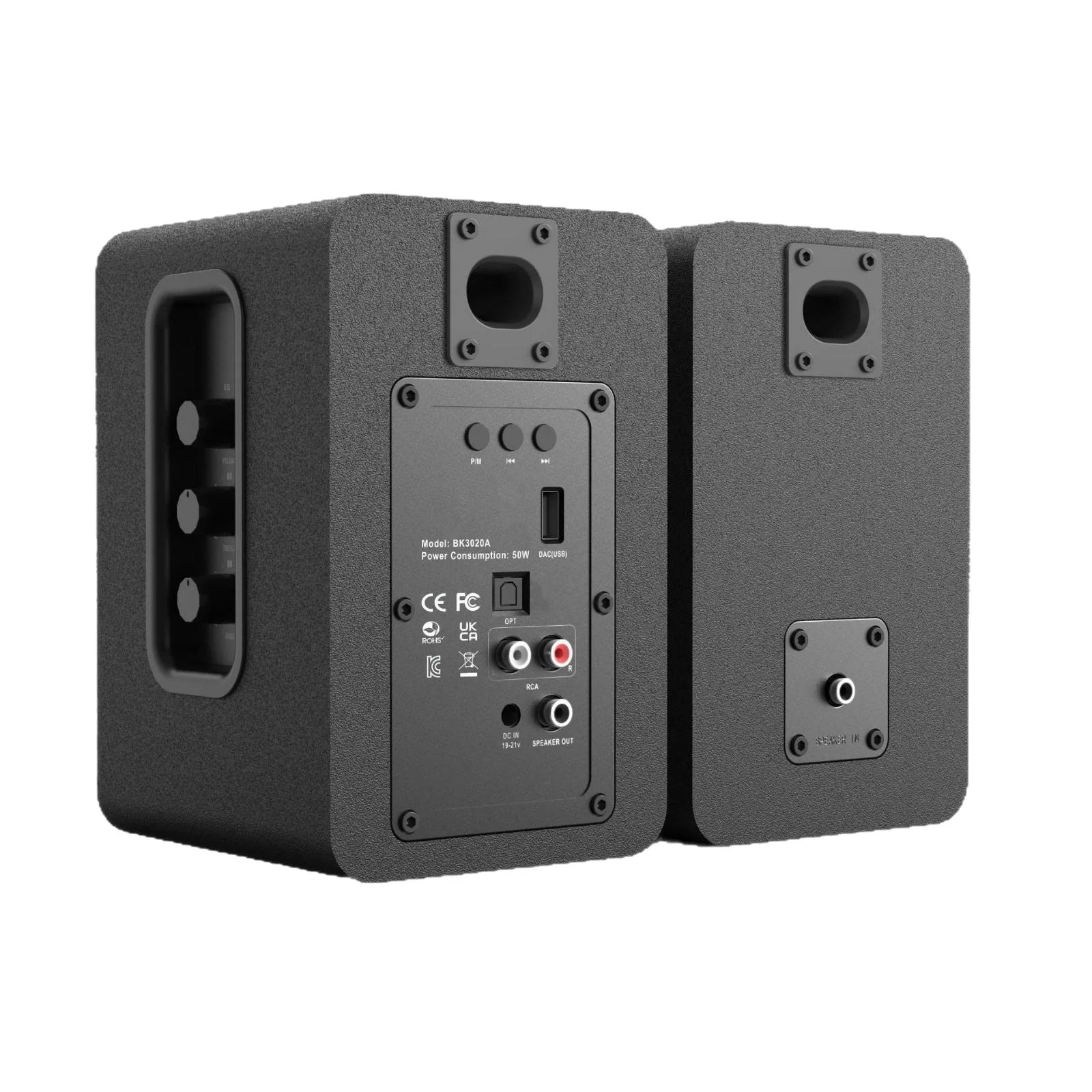 Bookshelf Speaker HIFI Monitor Speaker Audio Subwoofer Player Speaker Home Theater Pair Box Surround Sound System