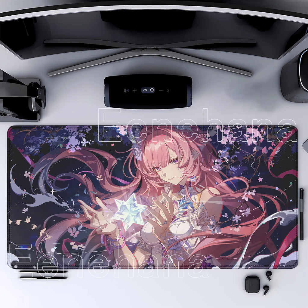 Mouse Pad Honkai Star Rail Cyrene HD printing Pretty Gaming Lock Edge Large Rubber Anime kawaii Mousepad Laptop offices Desk Mat