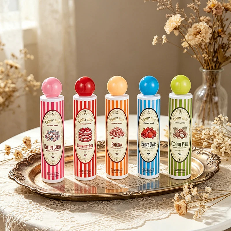 Dubai Arab Gourmand Fragrance 168ml Coconut Strawberry Cake Cotton Candy Fruit Scent Women Fresh Durable Portable Perfume Spray