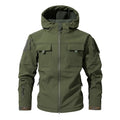 Men Lurker Shark Skin Soft Shell Tactical Jacket Waterproof Fleece Hooded Coat Hunt Clothes Autumn Solid Outdoor New Jacket Men