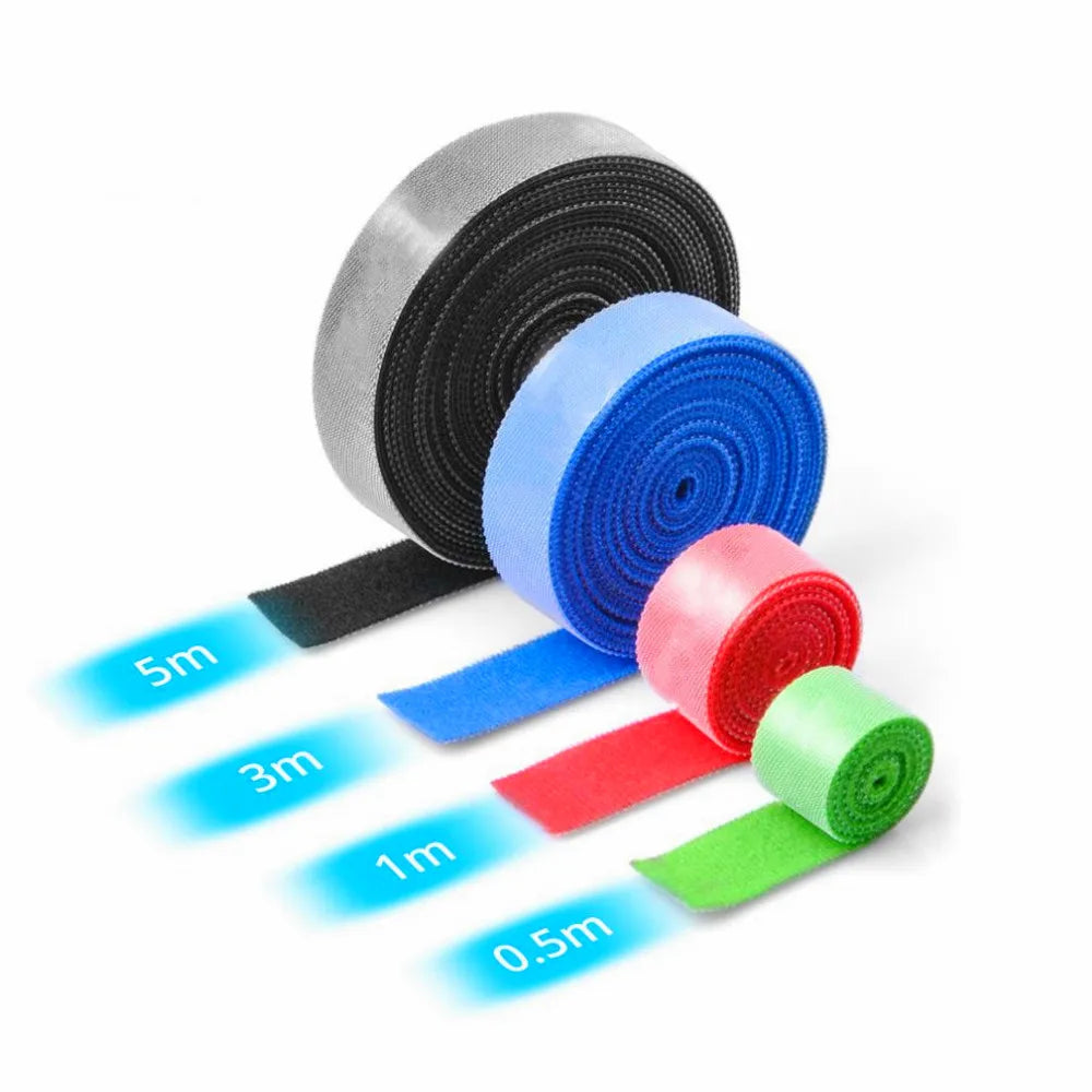 Nylon Magic Cable Organizer Winder Management Free Cut Ties Mouse earphone Cord Charge Cable Data Line Protector Tie Magic Tape