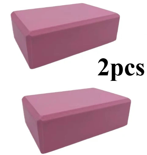 2/1PCS EVA Gym Blocks Foam Brick Training Exercise Fitness Equipment Dance Yoga Auxiliary Tool Stretching Body Shaping