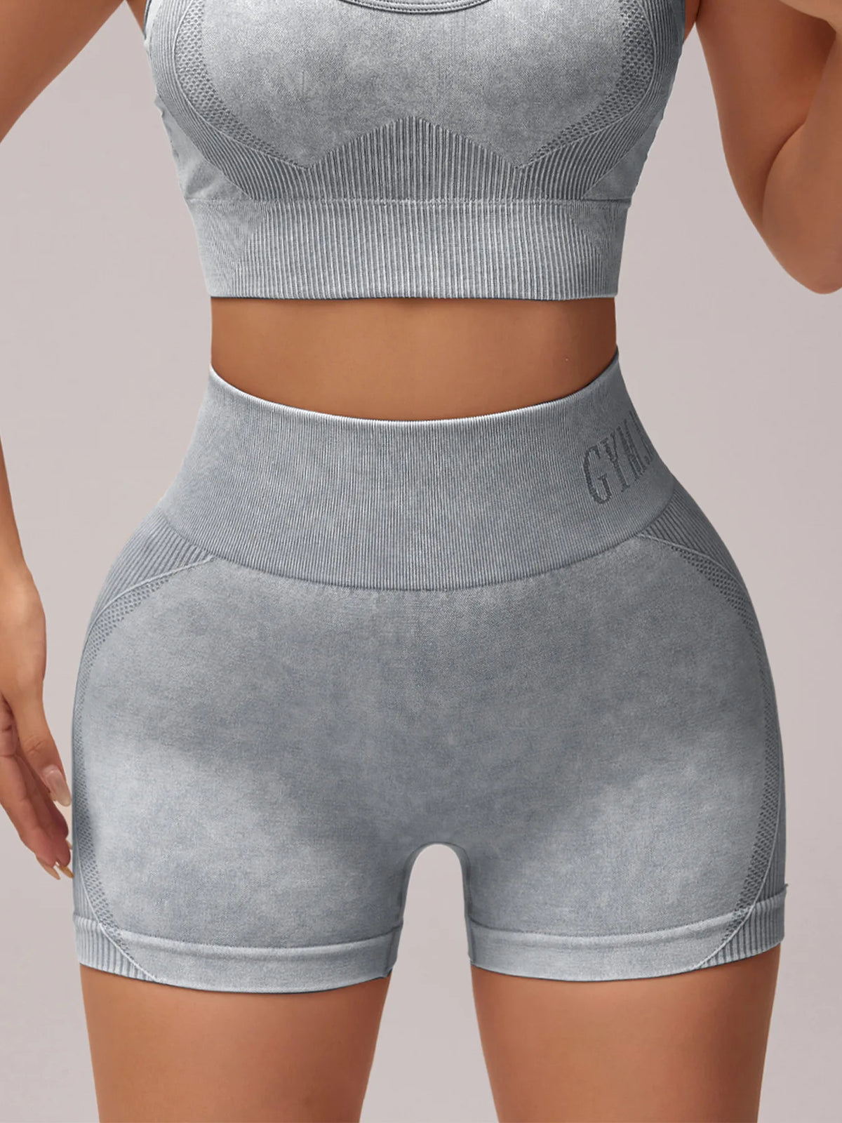 Women Sand Wash High Waist Tummy Control Butt Lifting High Stretch Slim Yoga Shorts Wear Outside Run Gym Workout  Sports Pants