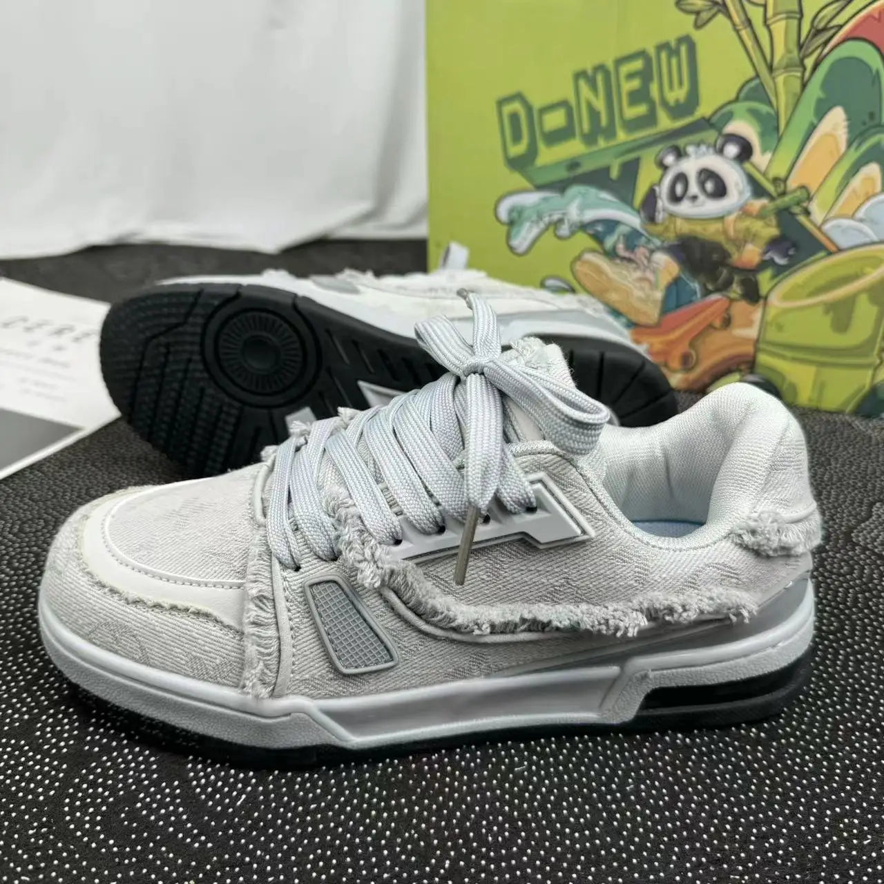 2025 New Casual Women's Sneakers Popular Niche Vintage Skateboard Spring Autumn All Match Shoes Couple Style Pink Sneakers