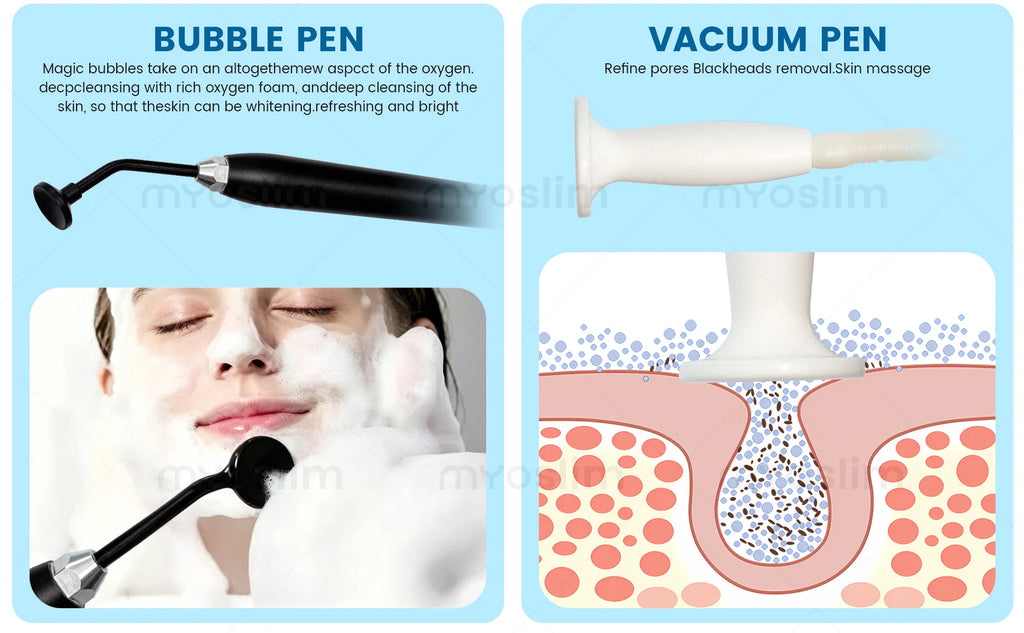 14 in 1 Hydro Beauty Skin Care Master Machine Deep Cleaning Blackhead Removal Skin Firming Brightening Shrink Pores Device