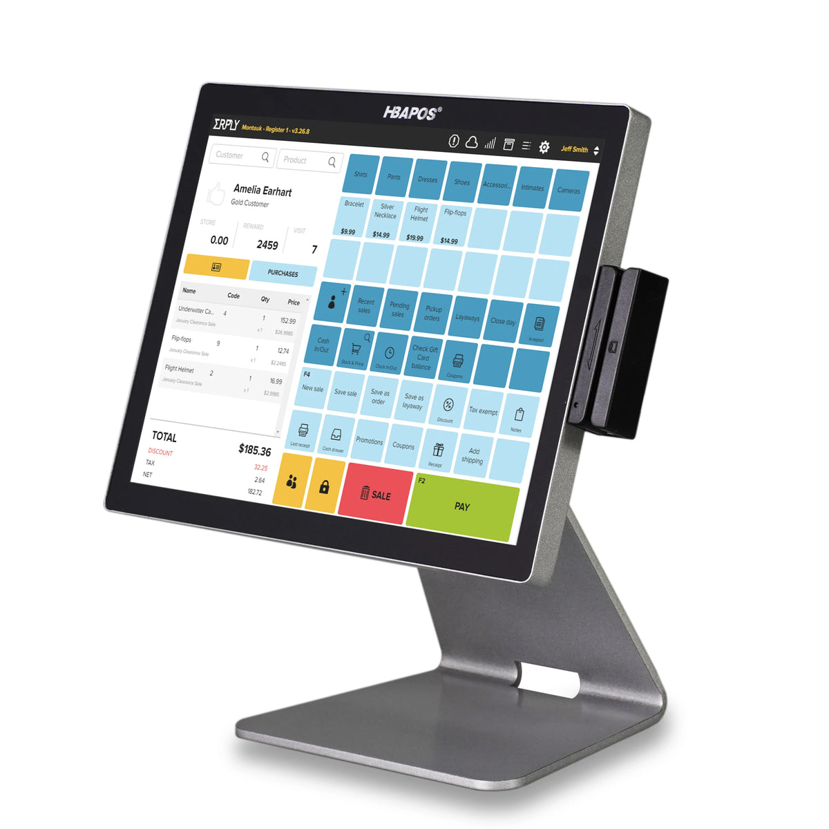Factory Price Cheap Electronic Cash Register Wholesale Pos Systems HBA-Q2
