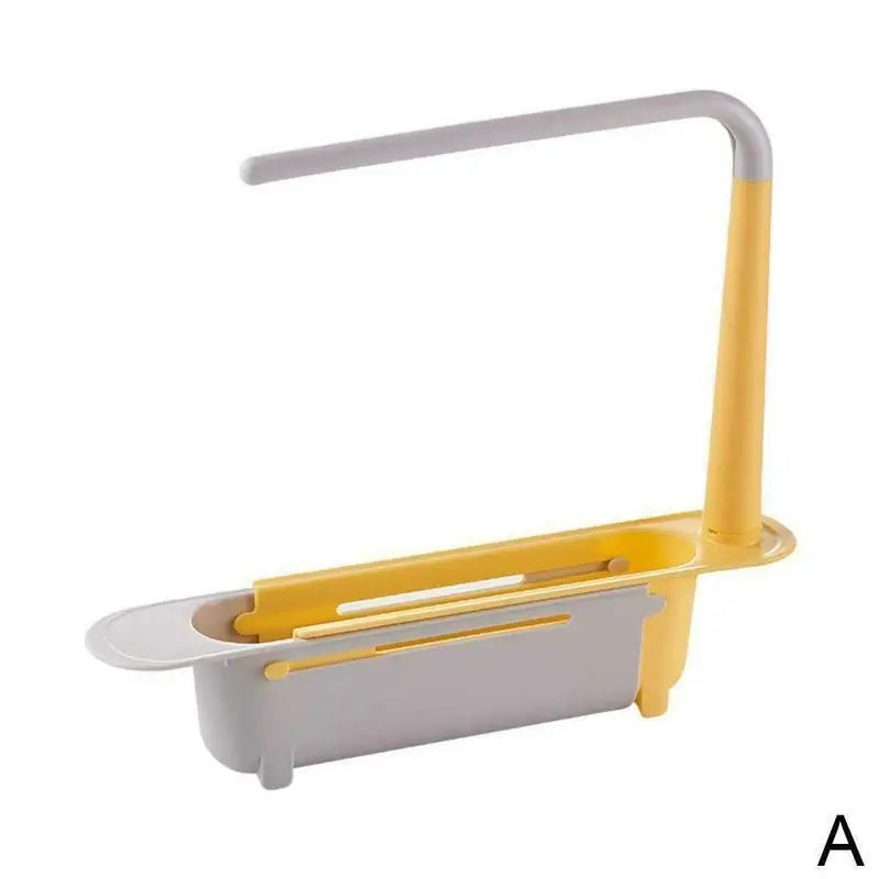 Kitchen Sink Drain Rack Telescopic Sink Shelf Sinks Organizer Soap Sponge Holder Storage Basket Kitchen Gadgets Accessories Tool