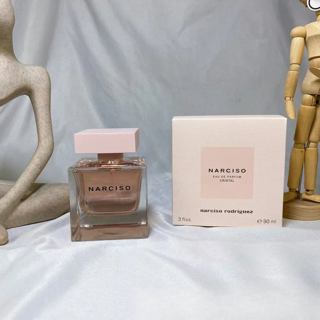 100ml Elegante musk floral eau de toilette para mulheres, perfume de garrafa rosa de luxo, fragrância dia para noite