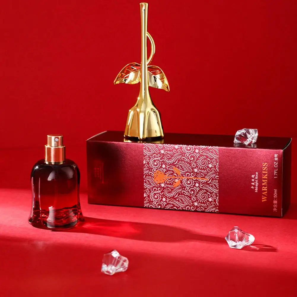 50ML Midnight Rose Perfume for Women - Long-Lasting Floral Fresh Elegant Body Spray Pheromone Gift Charming Light Fragrance