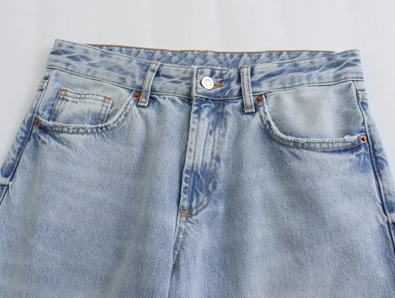 Maxdutti British fFashion Street Distressed Jeans Boyfriend Style Pants Girls Retro Loose Casual Jeans For Women Harem Denim