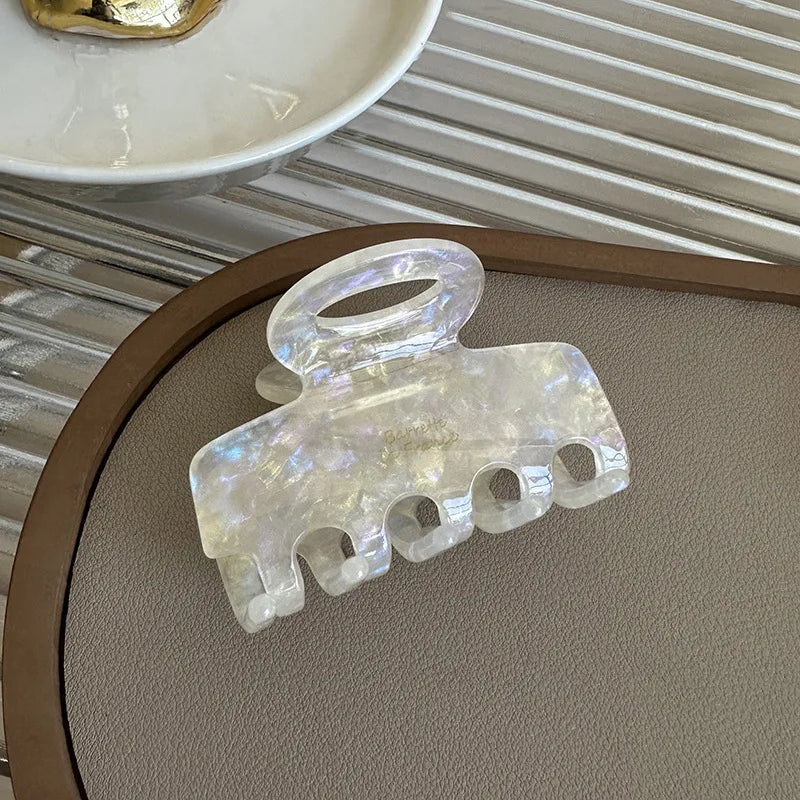 High-end Acetate Large Plate Hair Claws Fashion Hair Accessories Women Trend Back Head Clip Boutique Cute Girl Hairpins Headwear