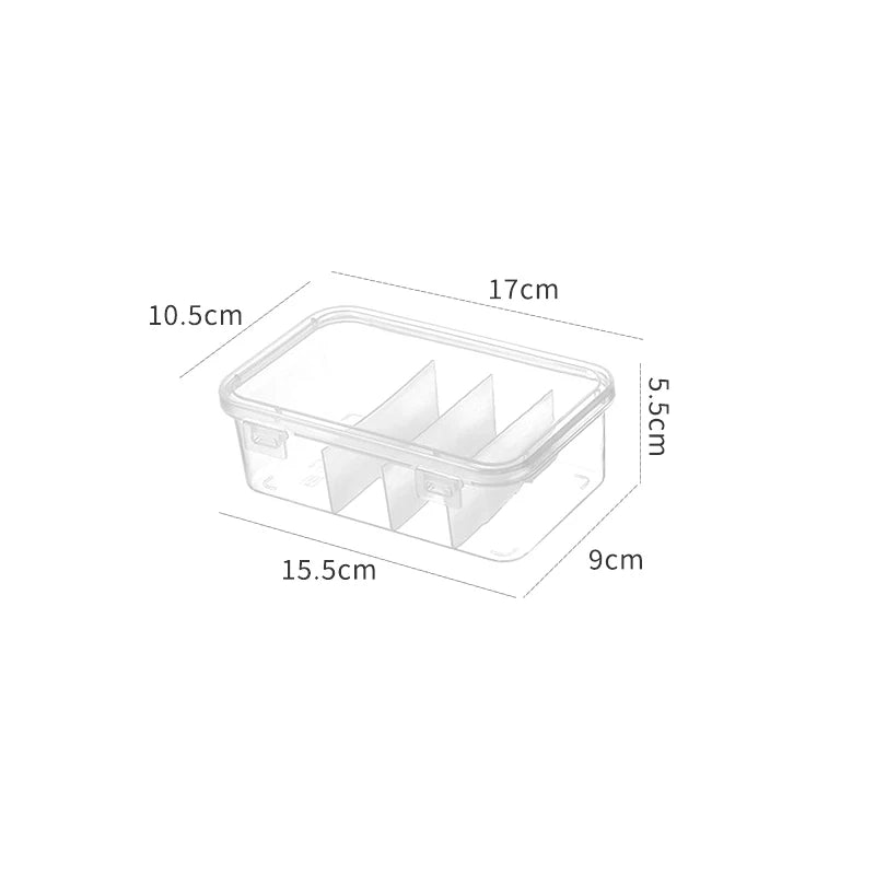 See-Through Charge Cable Organizer Box Data Cable Management Box USB Storage Box Small Desk Accessories Organizer And Storage