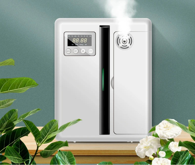 300m³ Aromatherapy Dispenser Hotel Commercial Dispenser Mall Automatic Aroma Essential Oil Diffuser Home Fragrance Air Purifier