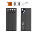 Oneplus 200000mAh Large Capacity Power Bank 140W Ultra-thin Fast Charging Built-in Power Bank Portable Fast Charging Power Bank
