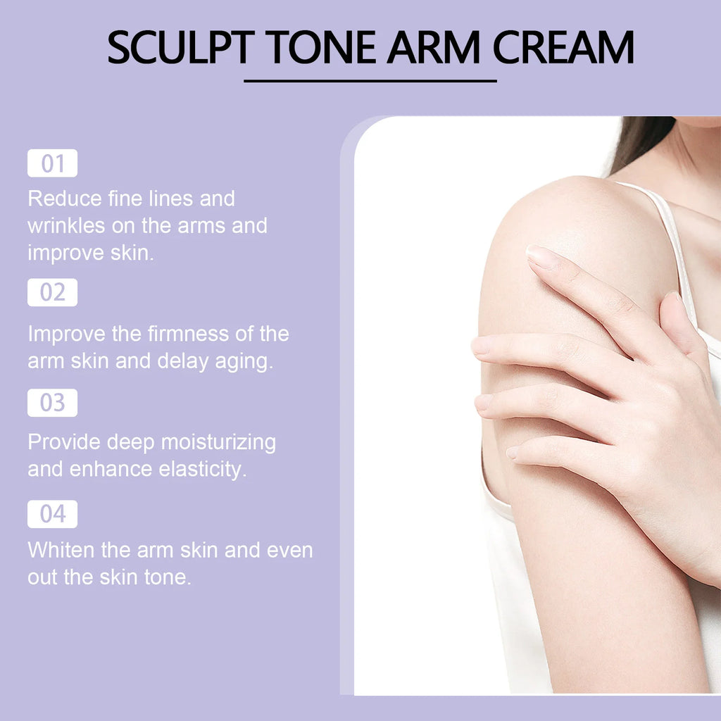 Sculpt & Tone Arm Firming Cream Remove Wrinkles Lifting Skin Anti Sagging Arm Massage Tightening Fast Shipping Body Care Cream