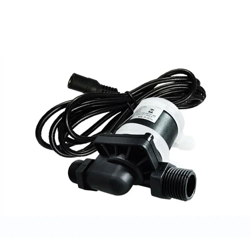 High Temperature Water Pump 12/24V DC Multifunctional Brushless DC Pump Booster Warm Air Water Cooled Circulation Pump 1/2" DN15
