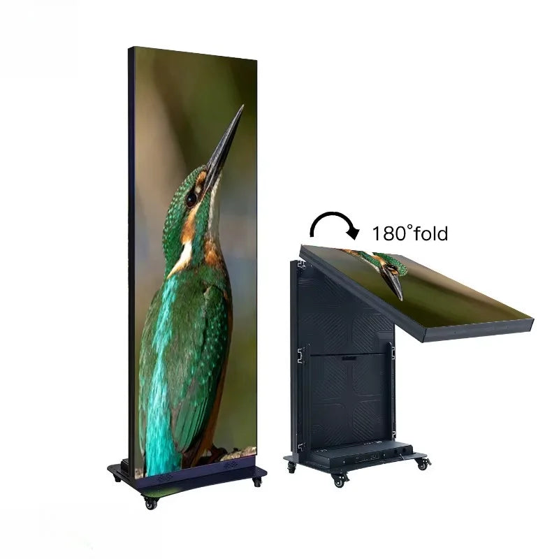 Foldable Diode Technology Retail Electronic Menu Board