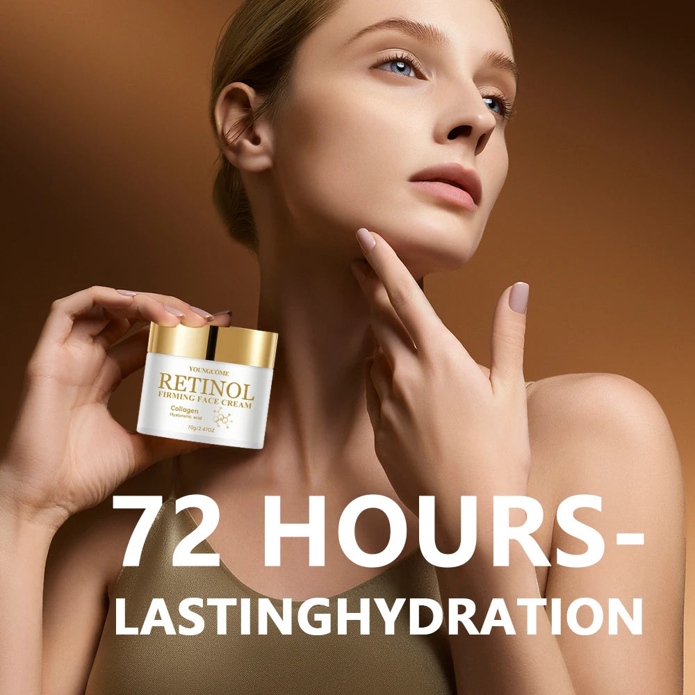  Retinol Firming Face Cream Moisturiser Facial Anti Aging Smooth Skin Repair Fade Fine Line Wrinkle Remover Face Cream