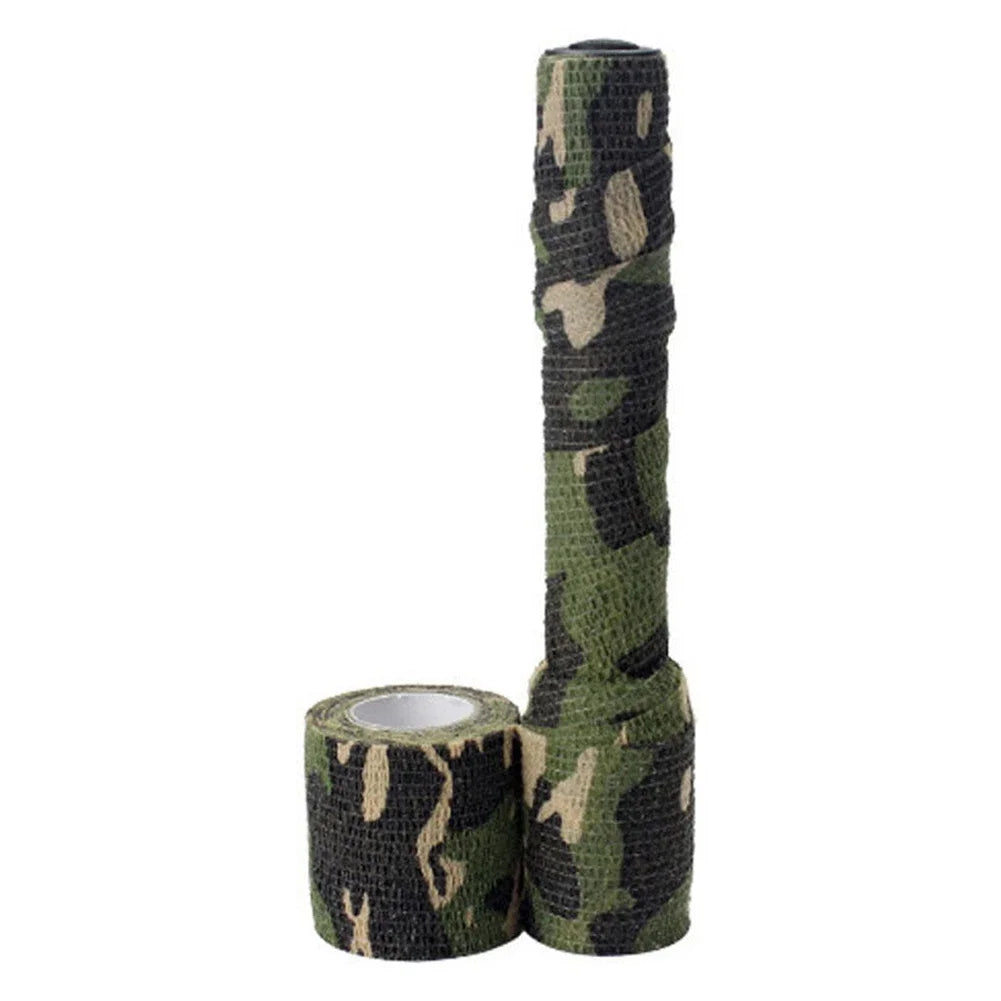 Elastic Wrap Tape  Adhesive Outdoor Hunting Camouflage Stealth Tape Waterproof Wrap Durable Self Adhesive Elastic Bandage