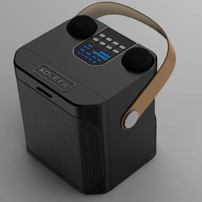 Wireless Subwoofer Portable Powerful Karaoke Bluetooth Speaker With Microphone Sound Box Music Machine High Power Caixa De Som