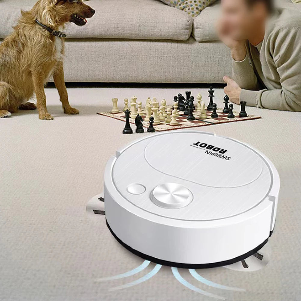 1 Pcs For Ultra Thin Robotic Vacuum With Mop Mopping Robot Hoovers For Pet Hair Cleaning Sweep Floor For Home Office