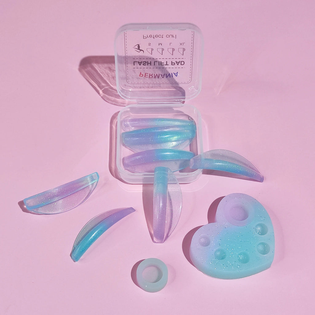 PERMANIA New Lash Palette Silicone Lashes Rod Shield Eyelash Curler Adhesive Lash Lift Pad Makeup Eyelash Lifting Tools