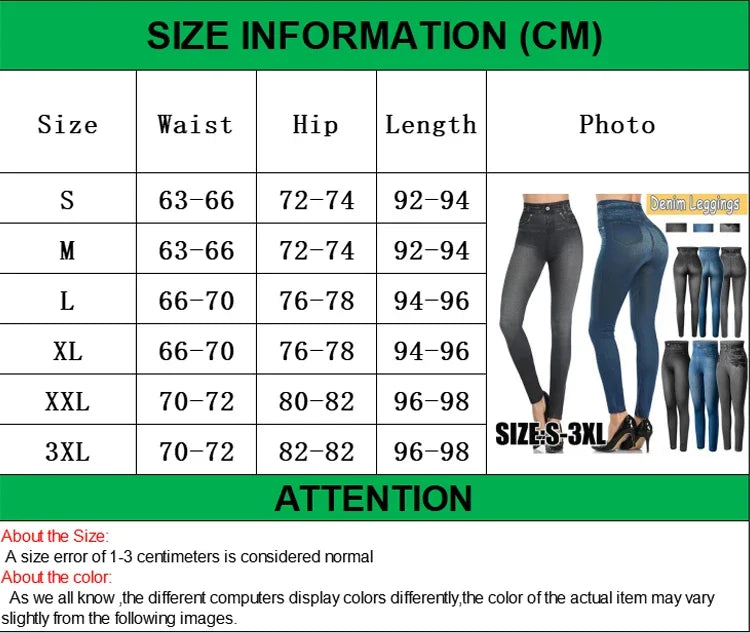 Seamless High Waist Cotton Imitation Denim Women Leggings Hollow Out And Sexy Design Slim Soft Women Pants Elastic Pocket Jeans